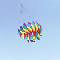 Grande Rainbow Nylon Kite, Windsocks, Flying Parachute, Butterfly Volantines, Paper Dragon, Kids Toy, Frete Grátis - Image 4