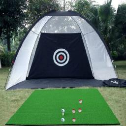 Gaiola de golfe portátil prática net equipamento de exercício treinamento instrutor do jardim golfe formação tenda de golfe para esportes ao ar livre indoor - Image 1