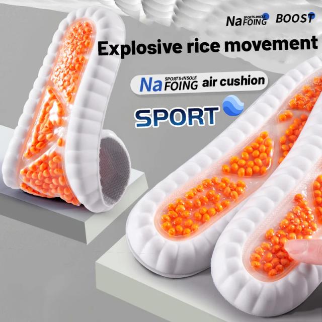 Almofadas de Ar TPU para Corrida com Amortecimento, Alta Elasticidade e Conforto Desodorante para Tênis
