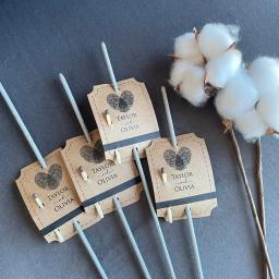 Tag Sparkler personalizado para casamento, festa, noivado, aniversário, processo rápido, transporte rápido, conjunto de 20 e mais - Image 1