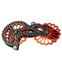 Desviador traseiro para bicicletas de estrada, SRAM Red10S, 11S, Rival 10S, 11S, Force 10S, 11S, Fibra de carbono, Polia 17T, Vermelho - Image 3