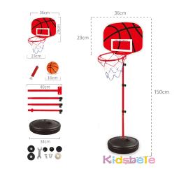 Criança ajustável basquete hoop 63-150cm suporte rack para crianças bebê ao ar livre indoor bola esporte backboard aro atirar crianças brinquedo - Image 5