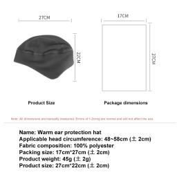 Loogdeel inverno quente esportes ao ar livre esqui ciclismo boné chapéu à prova de vento macio gorro feminino esqui bicicleta chapéu boné masculino lã polar - Image 2