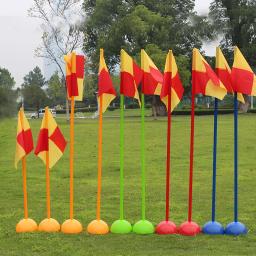 Esportes Match Field Equipamento, Bandeira do canto do futebol, Pole Flag para jogos de competição, Futebol, ao ar livre - Image 4