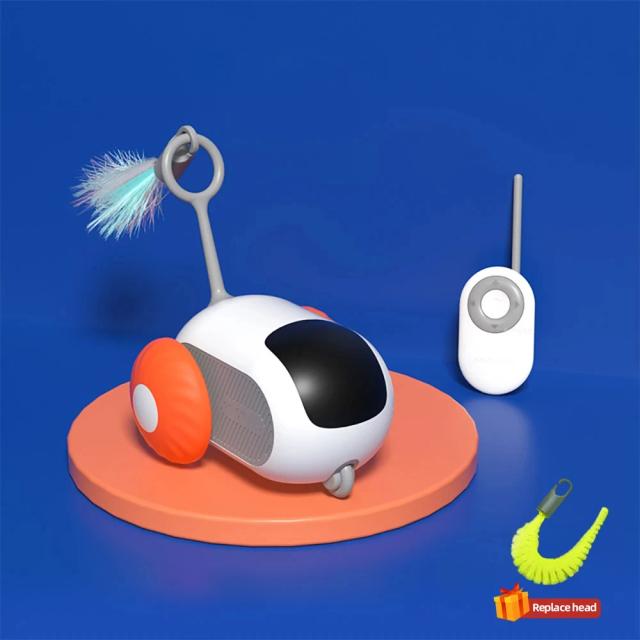 Brinquedo Interativo Inteligente para Gatos: Bola Automática com Controle Remoto e Acessórios para Carro