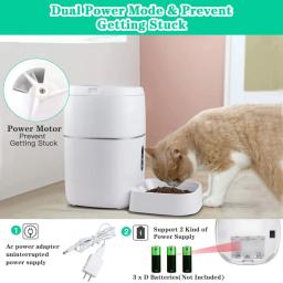 6L Tuya Alimentador Automático Pet Dispensador De Alimentos Inteligente Para Cat Dog Tigela Temporizador Robô Pet Dispensador De Alimentação Auto Sensor Cat Alimentador - Image 5
