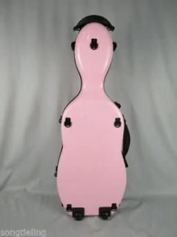 Ajustável Hard Glass Fiber Viola Case, Rosa Case, Modelo Raro, 15 "-17" - Image 2