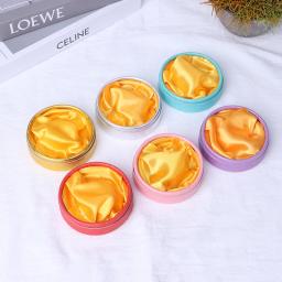 Criativo simples redondo amarelo pano pulseira caixa de papel kraft presente diy caixa de presente jóias suprimentos de festa pulseiras caixa de presente accessor - Image 3