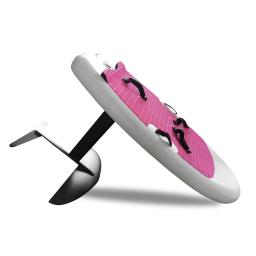 Prancha inflável SUP para esportes aquáticos, folha de PVC aprimorada, placa hidrofólio, kitesurf escovado, alta qualidade, 110L, 140L - Image 4