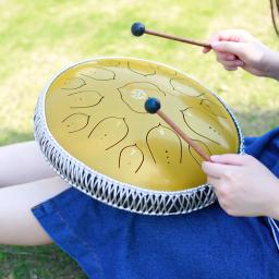 14 polegadas 15-tom chave de d aço língua tambor zen practitioner ferramentas esportes espirituais meditação instrumento de percussão com peças - Image 1