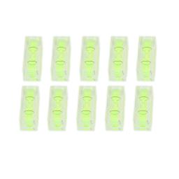 Nível de bolha horizontal para murais, balanceador quadrado, transferidor verde, ferramentas de medição suspensas, 40x15x15mm, 5 pcs, 10pcs - Image 3
