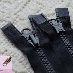 Ykk Resina Zipper Pull, Acessório de Costura Reversível, Preto, Branco, Vermelho, Azul, Cinza, Prendedor, Revestimento Aberto Duplo, 5 #, 50 a 120cm - Image 4