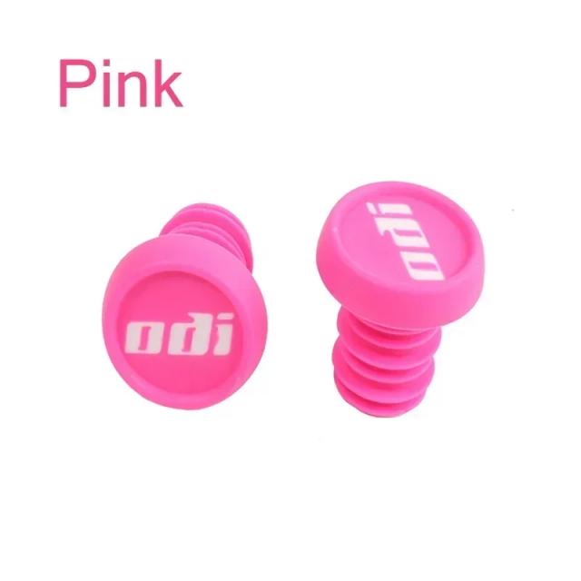 Punhos de Bicicleta ODI em Silicone Antiderrapante com Absorção de Choque e Pinos Coloridos para Guiador 22mm - Ideal para Road e MTB