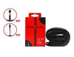 Bicicleta pneu interno tubo de estrada bicicleta pneu Schrader Presta Valve, peças da bicicleta, 700C, 18-23C, 23-25C, 28-32C, 35-43C, 45C - Image 1