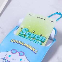 PVC dos desenhos animados Photo Frame, Photo Display mangas, Goo titular do cartão, bolso Keychain, Photocards Protector Capa, Idol - Image 5