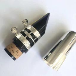 Clarinete bocal ligadura Reed Cap Silver Plated Acessórios Set - Image 5