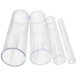 Transparente Acrílico PMMA Tubo, Tubo De Vidro Orgânico, Acessórios De Aquário, OD 16 a 110mm, 49 a 50cm de comprimento, 1Pc - Image 6
