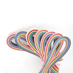 Filigrana Long Stiff Quilling Conjunto de Tiras de Papel, Mix Craft Belching, Arte DIY, 24 Cores, 3 PCs, 5mm, 2 Pacotes, 10mm, 1 Pacote, 24 Cores - Image 6