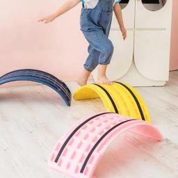 Equipamento de treinamento de equilíbrio antiderrapante para crianças, treinamento sensorial, brinquedo de ganga, Rocker Wobble Board, criança, menino, menina, criança, criança - Image 3