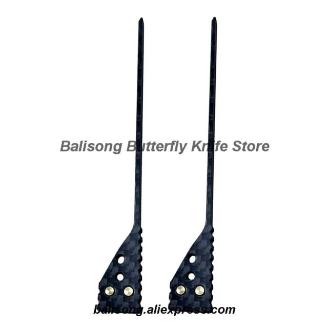 Espaçadores de Fibra de Carbono com Jimping para Baliplus: Substituição e Clonagem de Armas Sharp