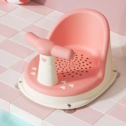 Cadeira banho para meninos meninas, assento banho para crianças, assento banheira vazado, banco portátil chuveiro - Image 4