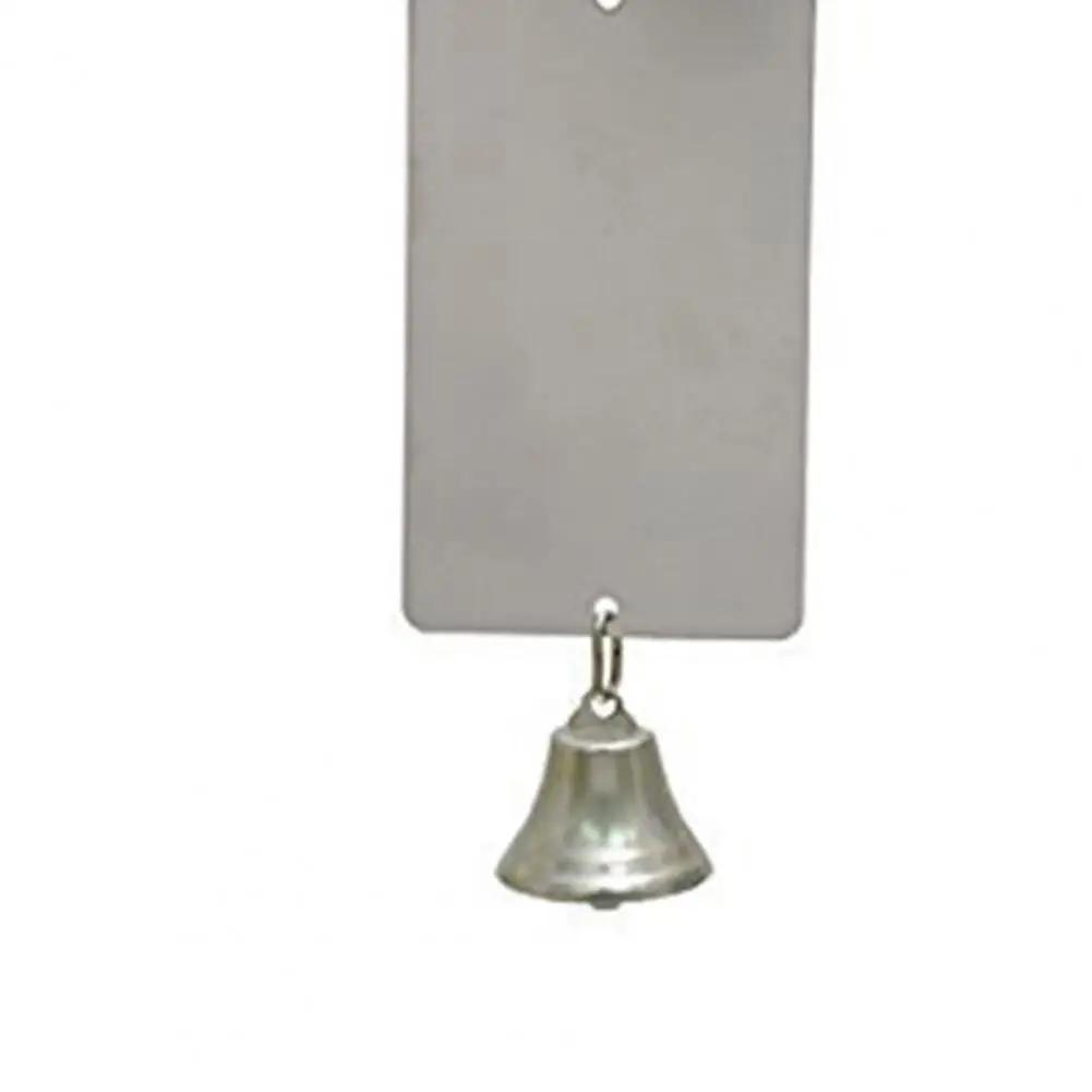 Espelho decoração pendurado suprimentos para animais de estimação brinquedo sino 1pc papagaio pássaro paraqueet jogar gaiola - Image 1