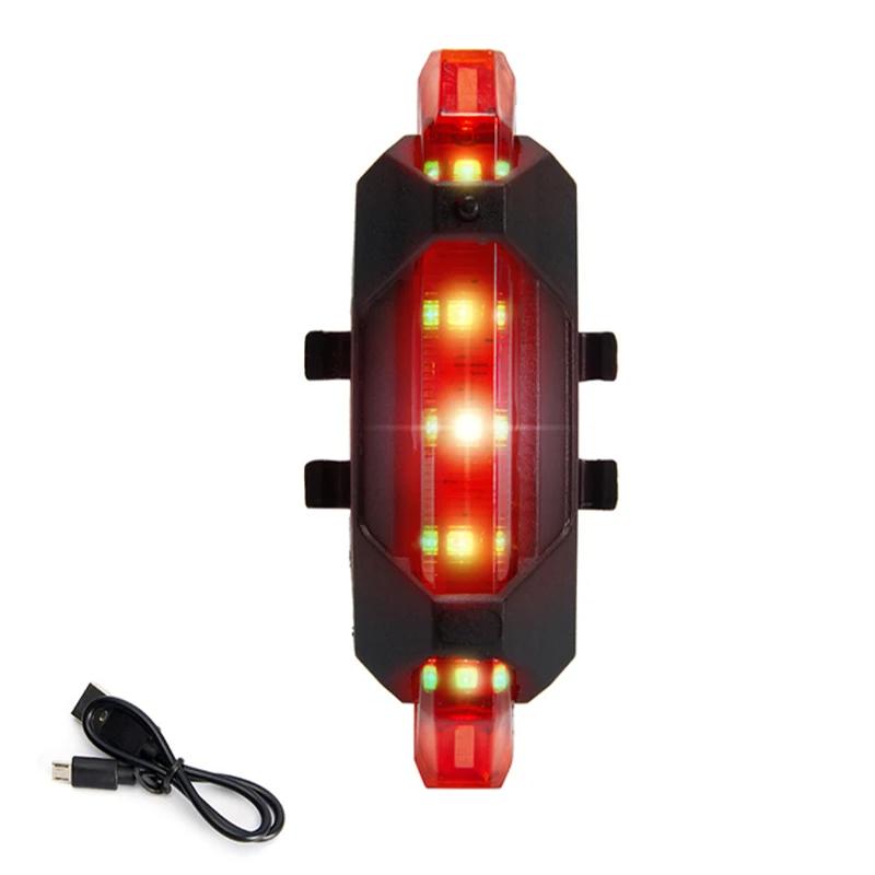 Luz da bicicleta usb led recarregável conjunto mtb bicicleta de estrada frente volta farol lâmpada lanterna ciclismo luz acessórios - Image 1
