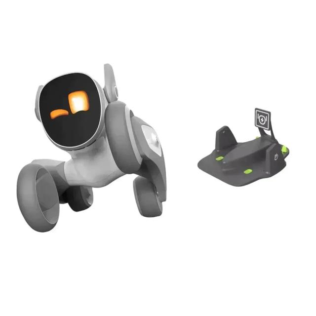 Loona robô inteligente inteligente ai reconhecimento facial automático siga inteligente suporte entemocional robô cão presentes das crianças