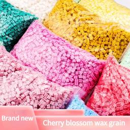 Grânulos de cera estilo multicolorido para fabricação de velas, flor de cereja, tinta fogo, grão de cera, conjunto completo, bricolage, 500g - Image 1