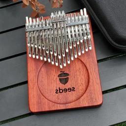 Iniciante Pequeno Teclado Kalimba Musical, Escala Profissional Instrumentos Musicais, Dedos De Madeira Piano, Acessórios para Crianças - Image 1