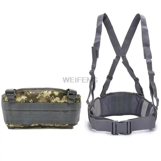 Colete Tático Militar com Cinto Destacável e Sistema Molle para Airsoft e Paintball em Atividades ao Ar Livre