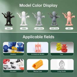 Sunlu-ABS-LIKE Low Profile Superfície Lisa Resina UV Cura, fácil de Moldar, Fotopolímero de alta precisão, SLA, DLP, Impressora LCD, 405nm, 1000G - Image 5
