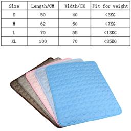 Tapete de resfriamento lavável para pet, cobertor de verão, sofá, almofada de gelo, cama, sofá, gato, pequeno, médio, grande, acessórios - Image 2