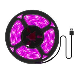 Fita de led para cultivo hidropônico com iluminação de espectro, fita de led com chip 0.5m, 1m, 2m, 3m, 2835, para plantas e flores - Image 3