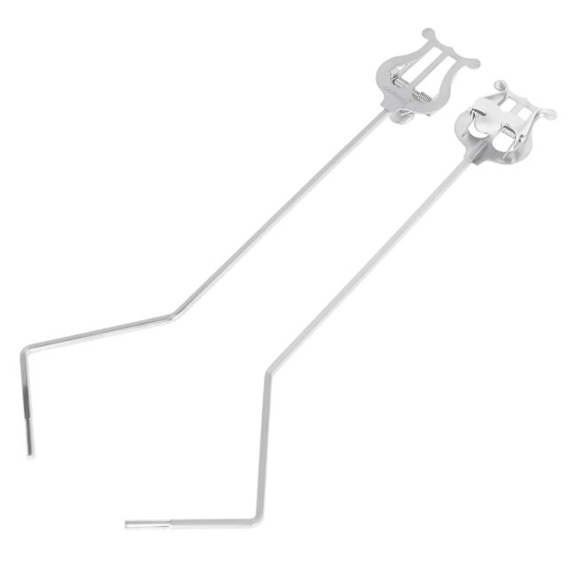 Flauta Portátil de Metal com Suporte de Partitura para Instrumentos de Sopro como Saxofone, Trompete, Trombone e Clarinete