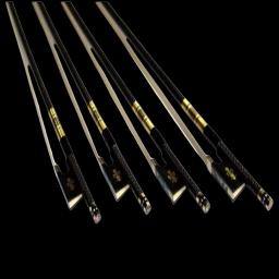 Arco De Violino De Fibra De Carbono com Grelhas, Ebony Frog Carving Flower, New Pro 4/4 3/4 1/2 1/4 Tamanho, Frete Grátis, 1Pc - Image 3