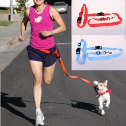 Mãos ajustáveis Grátis Pet Lead Leash, cintura, cinta no peito, corda de tração, gato, cão, corrida, caminhar, correr, dom, animais suprimentos, 1pc - Image 1