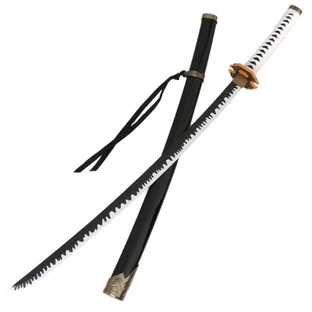 Cosplay de Katana Demônio com Espada de Bambu Montada - Modelo Virgílio, Nero e Enma de 104cm "Grito Fantasma"