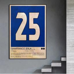 Famoso Jogador de Futebol Jersey Numbers Cartaz, Futebol Esporte Impressões, Impressão Canvas, Wall Art, Imagem para Sala de Estar, Decoração Presente - Image 3