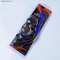 Conjunto de snorkel de mergulho profissional, máscara facial completa, equipamento de mergulho, roupa do mar profundo, vidro temperado completo, óculos secos para adultos, novos - Image 4