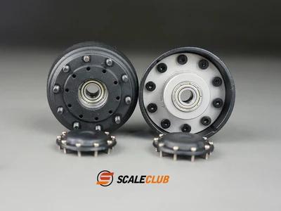 Scaleclub 1/14 Tamiya Conector do Cubo da Roda Dianteira para Caminhão RC