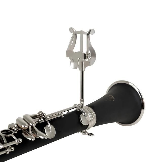 Suporte Portátil Preto para Clarinete com Acessórios Especiais e Pontuação Musical