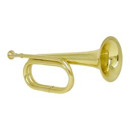 M MBAT-Brass Marching Bugle trompete com bocal, apto para escola banda, cavalaria, militar, orquestra, instrumento musical - Image 3