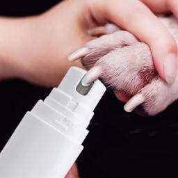 Novo cão elétrico cortador de unhas clippers pet garras moedores ferramentas com luz led gato patas unhas grooming trimmer limpeza suprimentos - Image 1