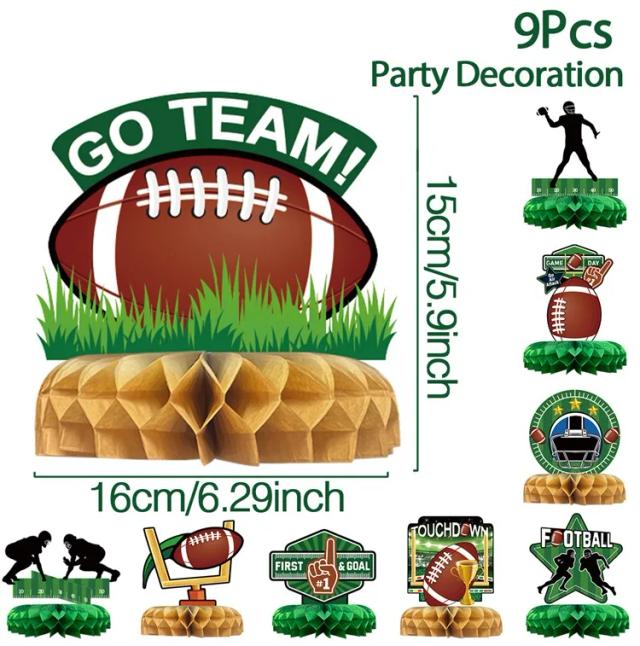 Festa Temática de Rugby para Crianças: Decoração, Banner de Aniversário e Presentes para Meninos