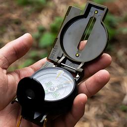 Professional Waterproof High Precision Compass, Gadget ao ar livre, Sports Caminhadas Montanhismo, Militar Exército Direção Guia Ferramenta - Image 1