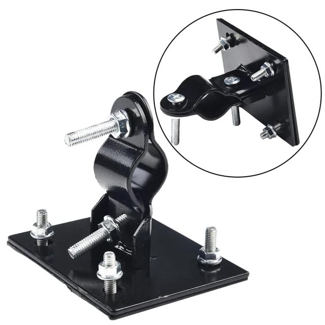 Suporte de Fixação Frontal para Cesta de Bicicleta e Scooter - Montagem de Metal para Acessórios de Ciclismo