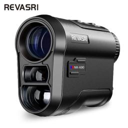 REVASRI Golf Laser Telêmetro 600M Bateria Recarregável, Inclinação e Vibração de Bloqueio de Mastro de Bandeira para Golfe, Caça, Caça, Carcaça - Image 1