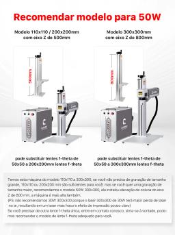 Máquina de marcação a laser de fibra Cloudray no Brasil Warehouse Fiscal Free Raycus Laser Fonte 30W 50W 60W JPT M7 Para o tamanho do campo de marcação de jóias a laser de metal diy personalizado de 110 a 300 - Image 6
