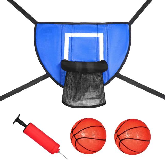 Cesta de Basquete para Trampolim Universal - Diversão ao Ar Livre para Crianças